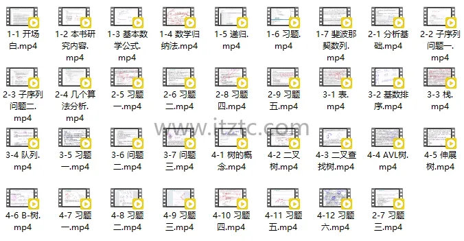 数据结构和算法分析实战教程C语言版完整版最新讲解 (图1)