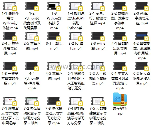 融合ChatGPT的Python语法入门课 (图1)